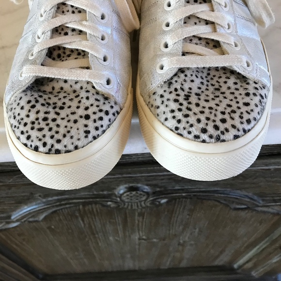 GOLA SILVER CHEETAH FUR SNEAKER - Picture 4 of 13